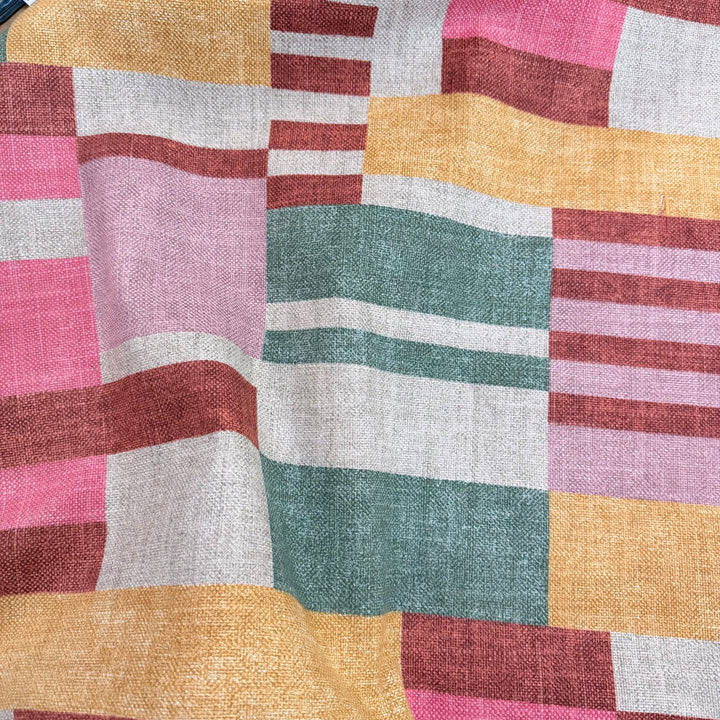 coral barcode | cotton canvas - exterior only | vault premium