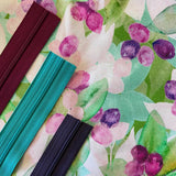 berry and branch | cotton sateen | swatch