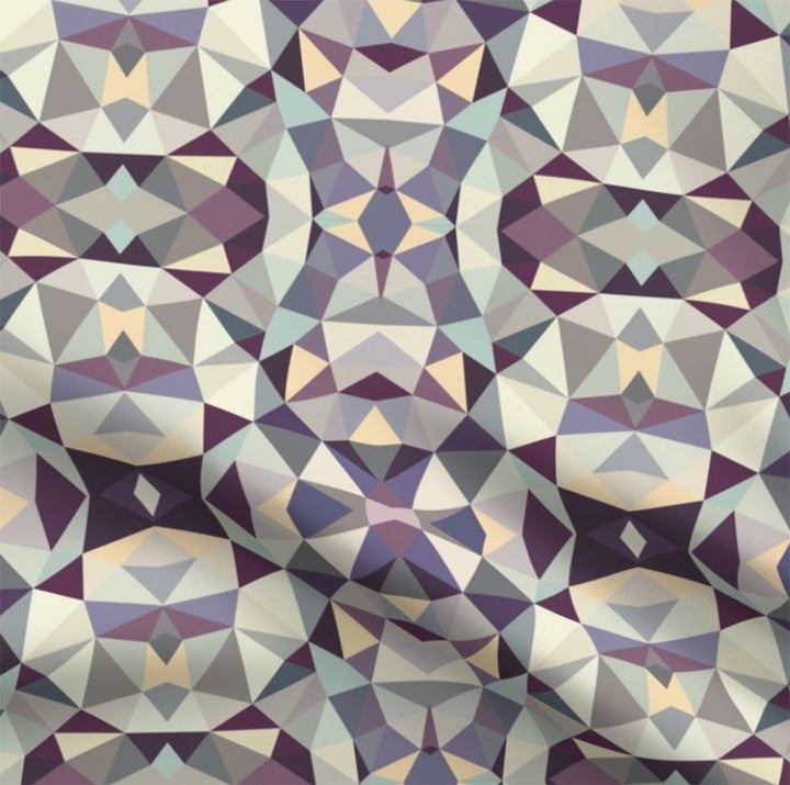 full scope purple & grey | swatch | cotton sateen