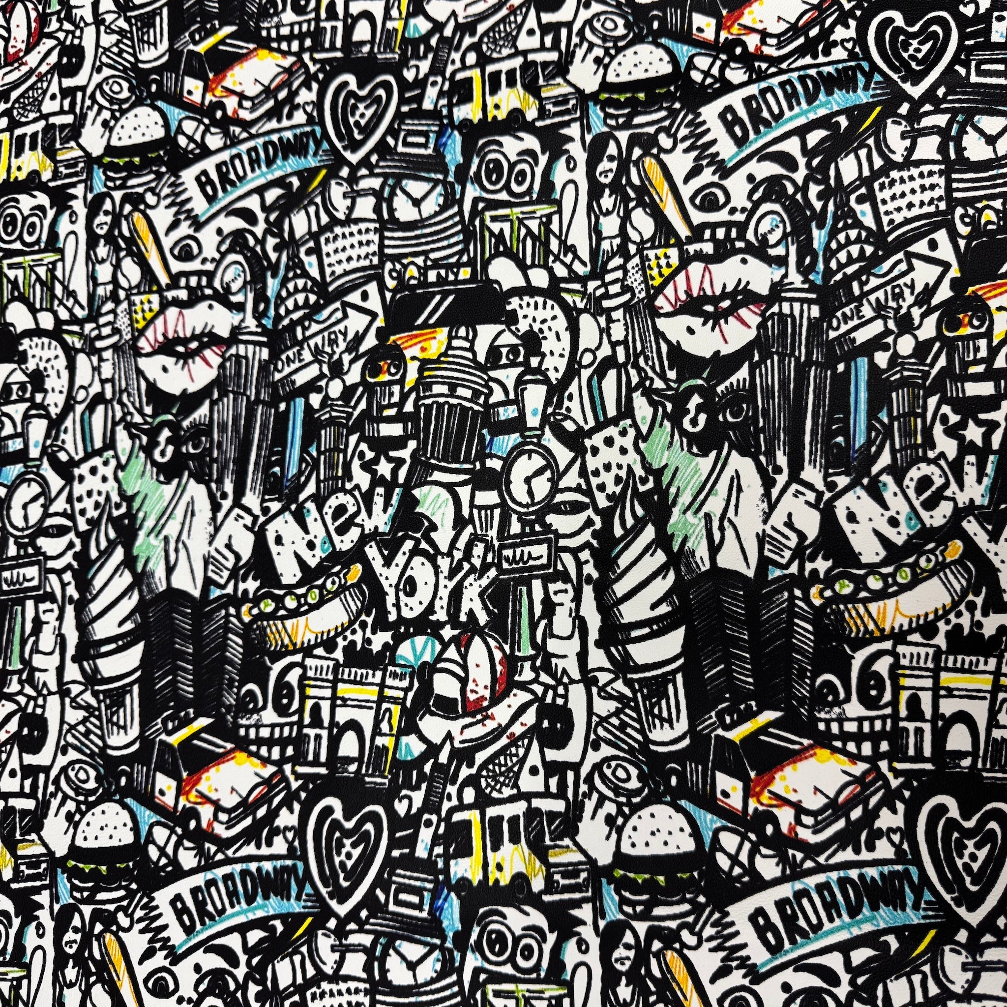 NY graphic lamb swatch