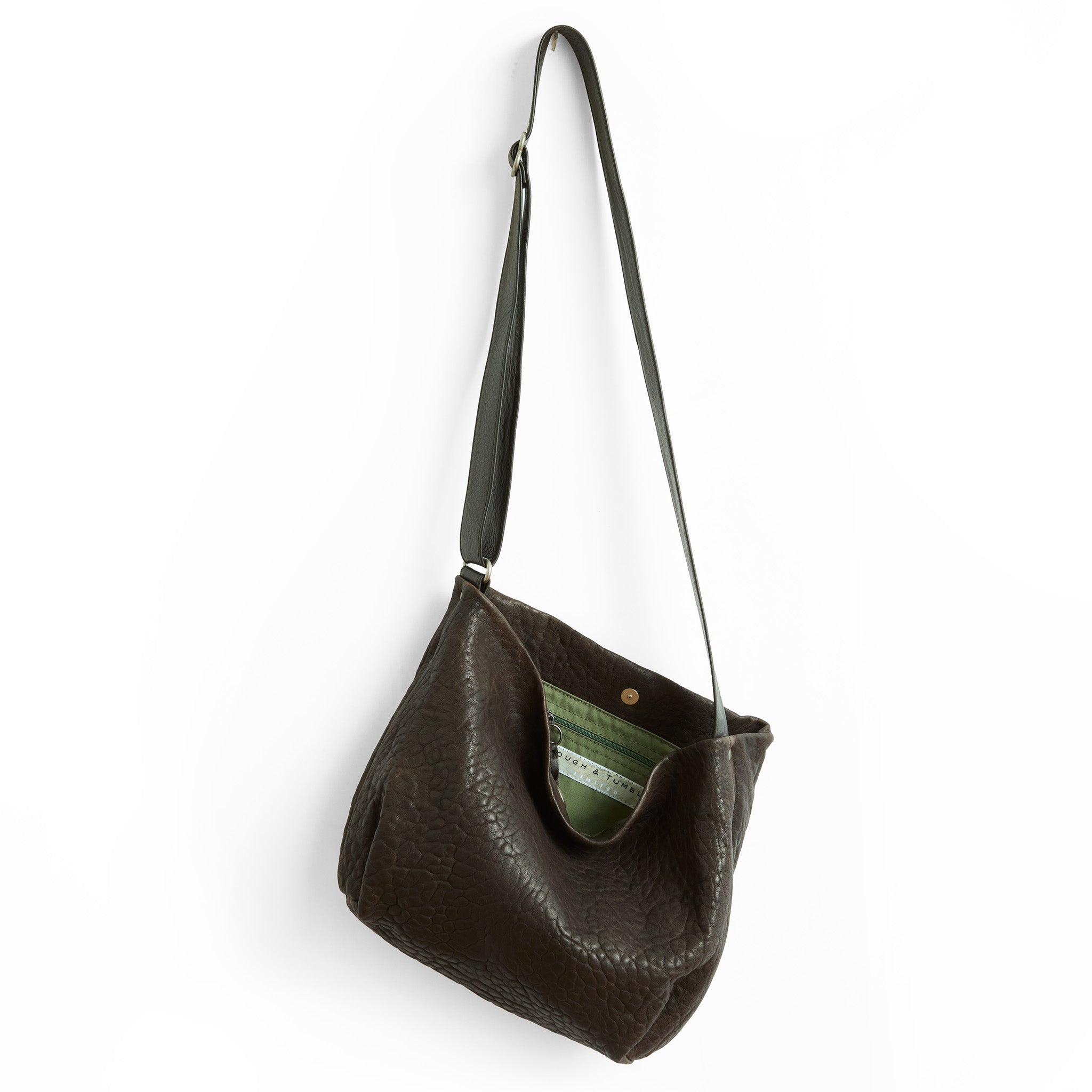 small central boho in brown pebble lamb