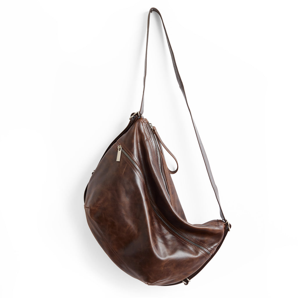 duffel single zip in bourbon
