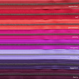 berry | nickel | zipper swatch