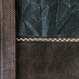 dark green waxed canvas | vault | be the designer
