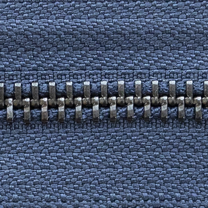 light navy | antique | zipper swatch