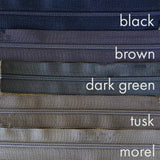 brown | nylon | zipper swatch