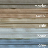 bone | nylon | zipper swatch